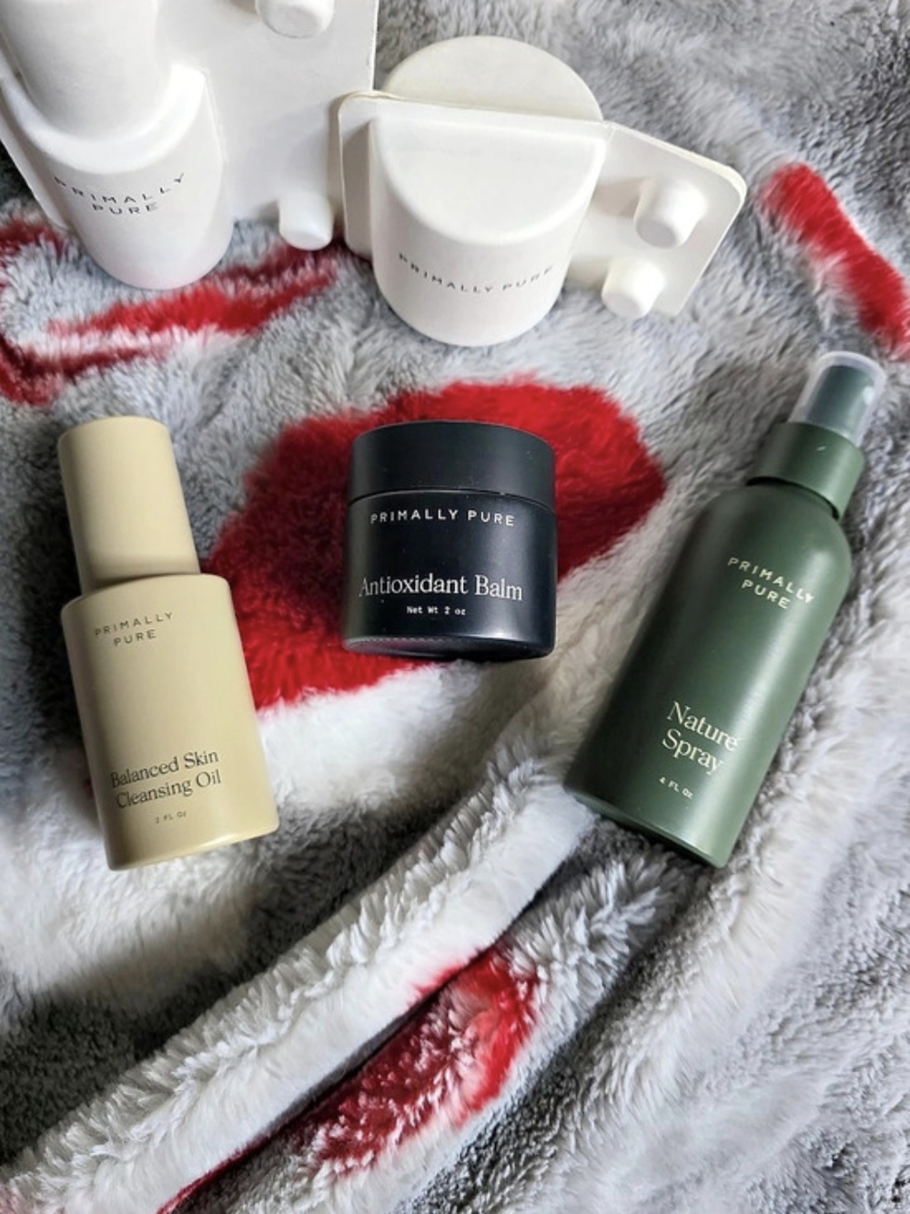 Primally Pure Moisturizer and skincare products Skincare Set in Green & Black